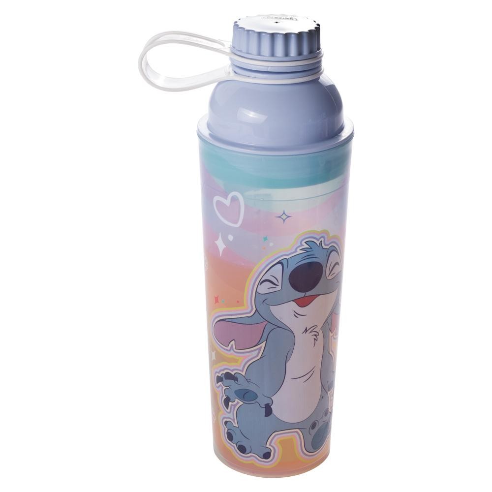Garrafa Coqueteleira Stitch Ohana Disney 660 ml Plasútil em Oferta na Shopee