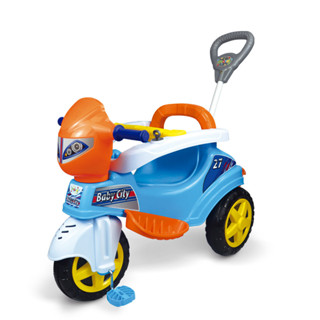 Triciclo Infantil Maral Baby City  Colorido Passeio e Pedal em Oferta na Shopee