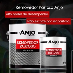 Removedor Pastoso De Tintas Automotiva Anjo 1kg e 3,6kg Rápida Ação Carro Moto Veículo