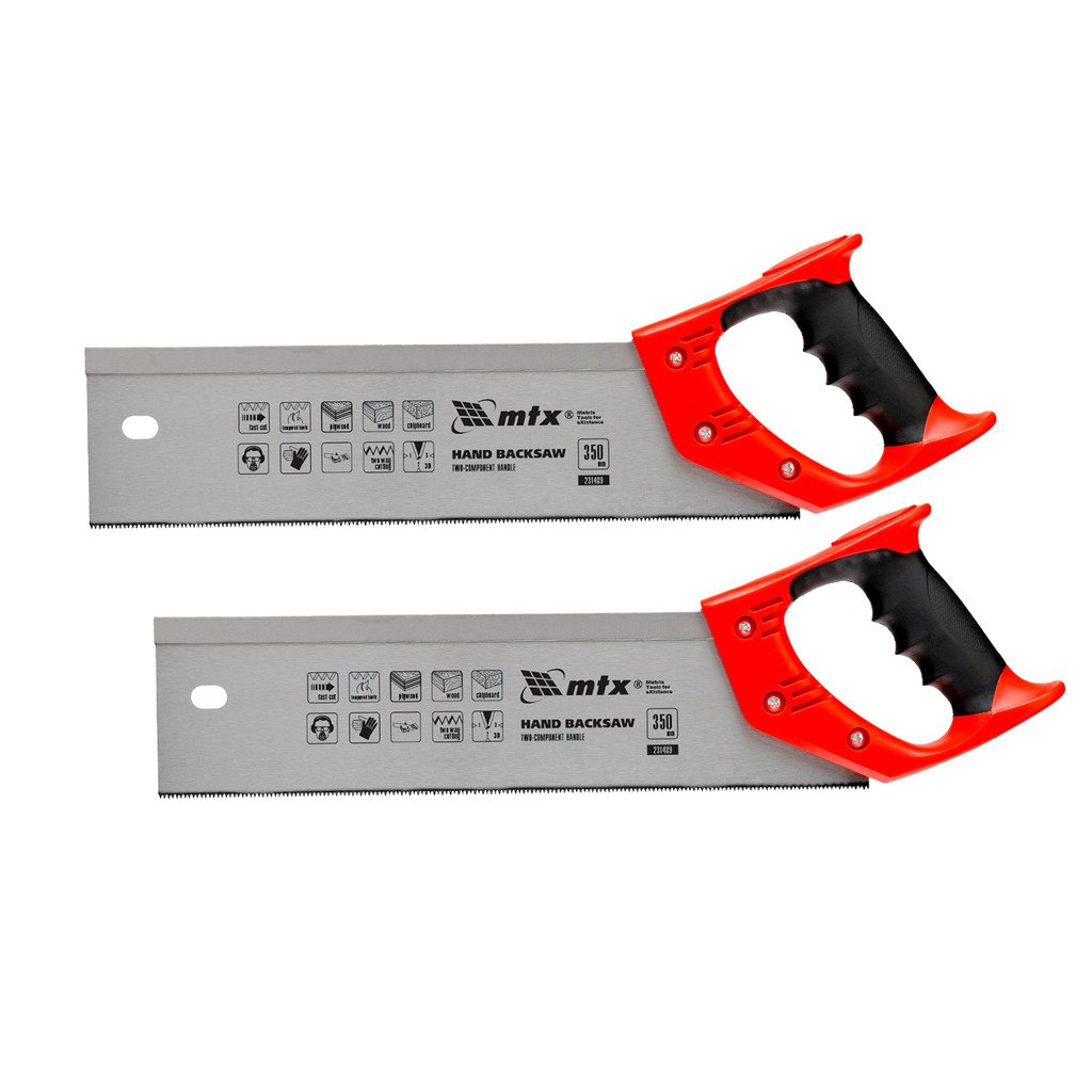 2x Serrote de Costas 350mm Mtx Corte Bilateral em Madeira MDF Compensado