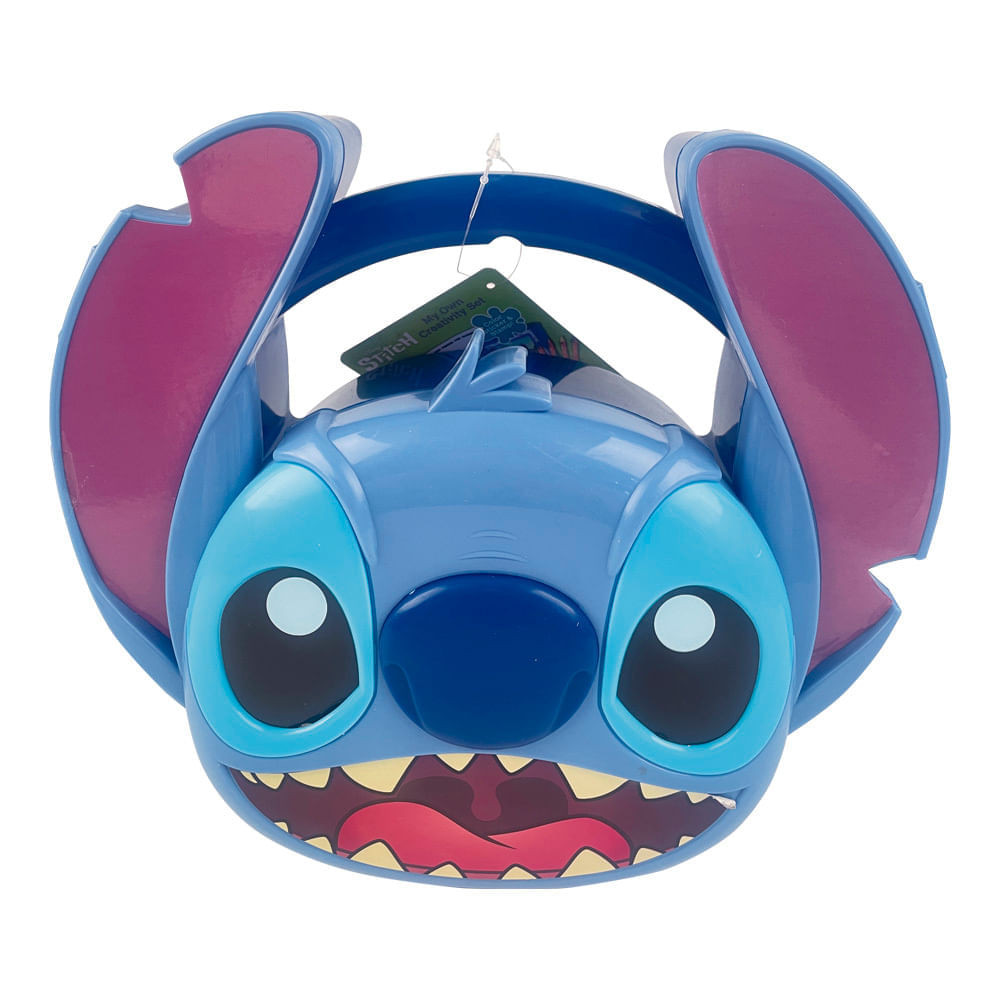 Maleta com Jogo da Memória de Pintar - Stitch - Disney - Toyng - Mom & Baby