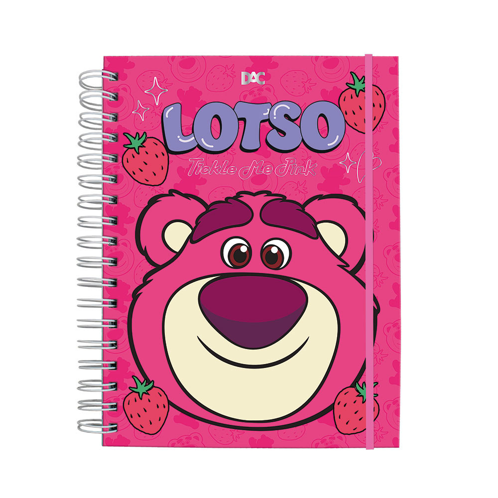 Caderno espiral capa dura universitário Smart 80 folhas 5296 Lotso Dac