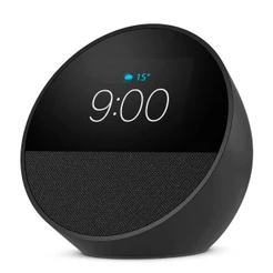 Echo Spot 2024 com Alexa Despertador inteligente, Preto