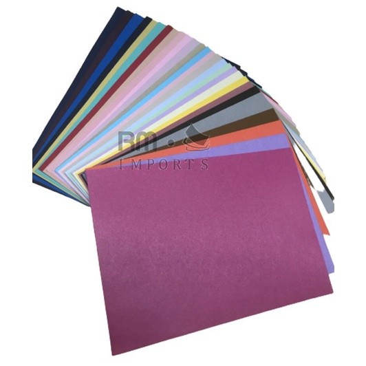 Papel Perolizado (Perolado) A4 180g/m² - 10 Folhas - Várias Cores