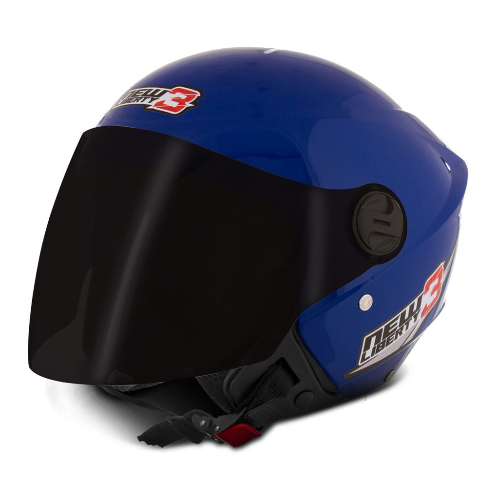 Capacete Para Moto Aberto Masculino e Feminino com Viseira Fumê · foto 2