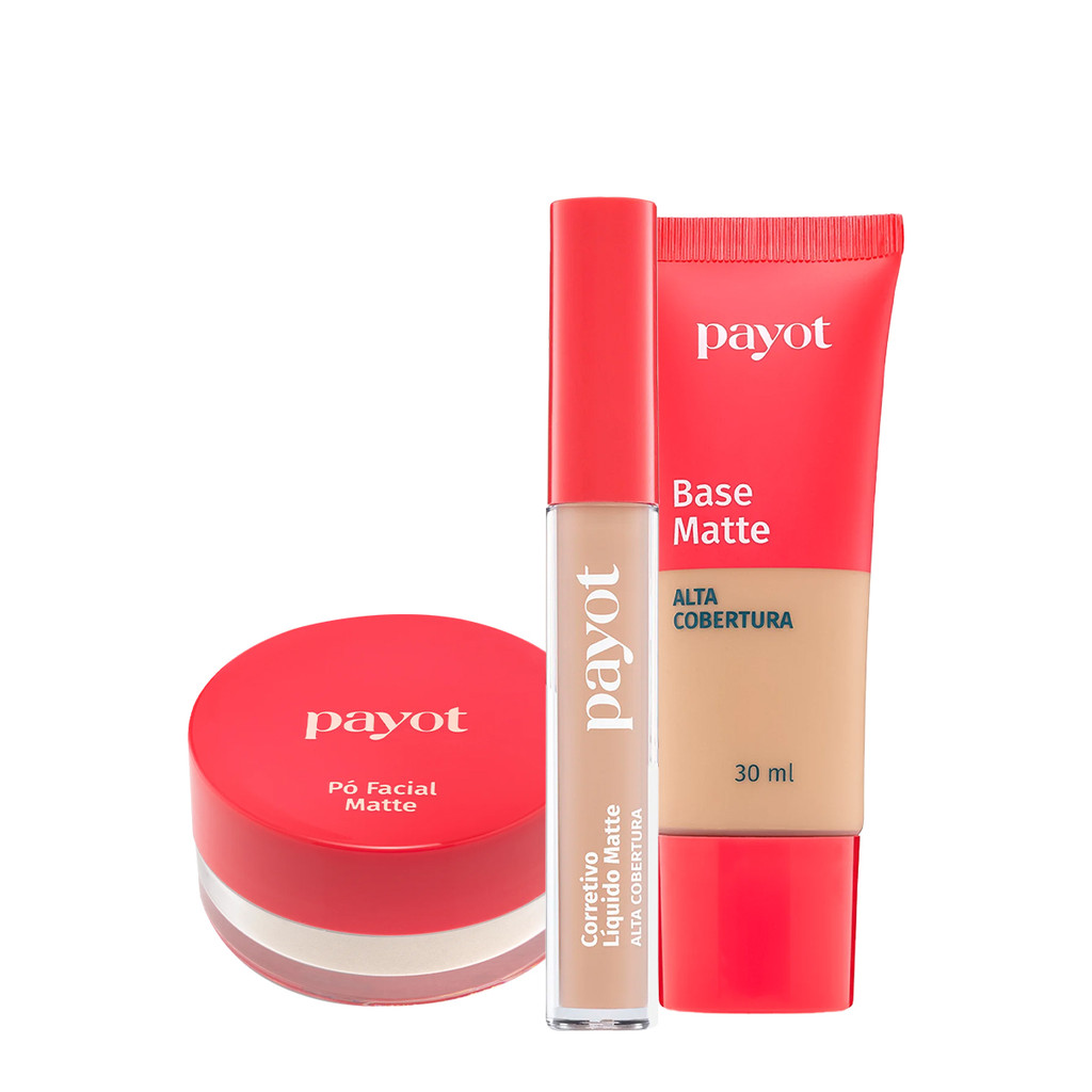 Kit Payot Alta Cobertura Base 2 Corretivo e Pó Solto (3 produtos)