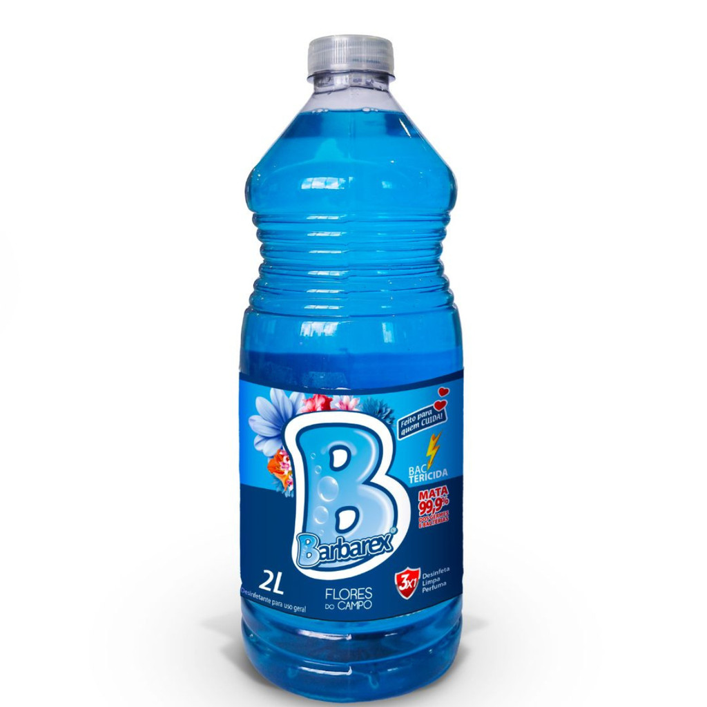 Desinfetante Bactericida Flores do Campo Barbarex 2 litros em Oferta na Shopee
