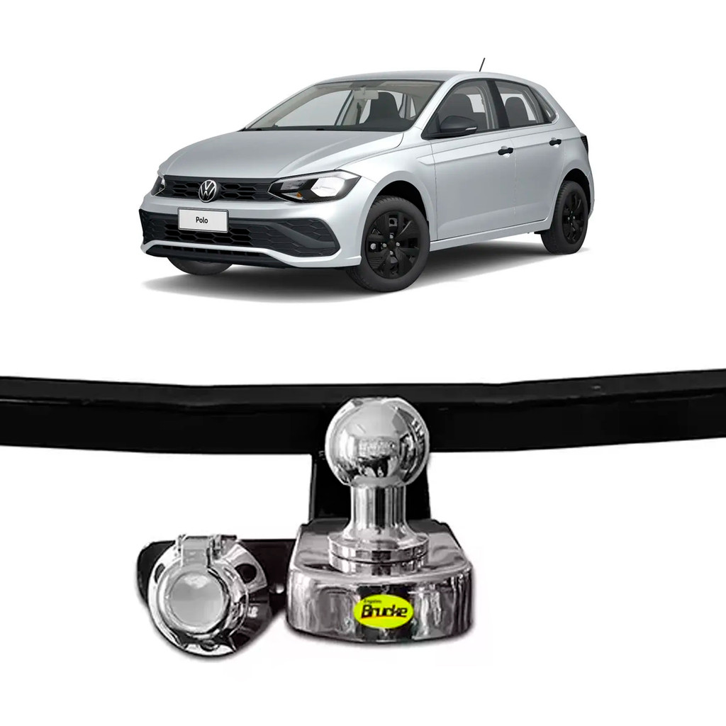 ENGATE VW POLO HATCH 2017 A 2024 FIXO 700KG VW5058 BRUCKE