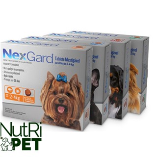 Nexgard Antipulgas e Carrapatos 2Kg a 50Kg em Oferta na Shopee