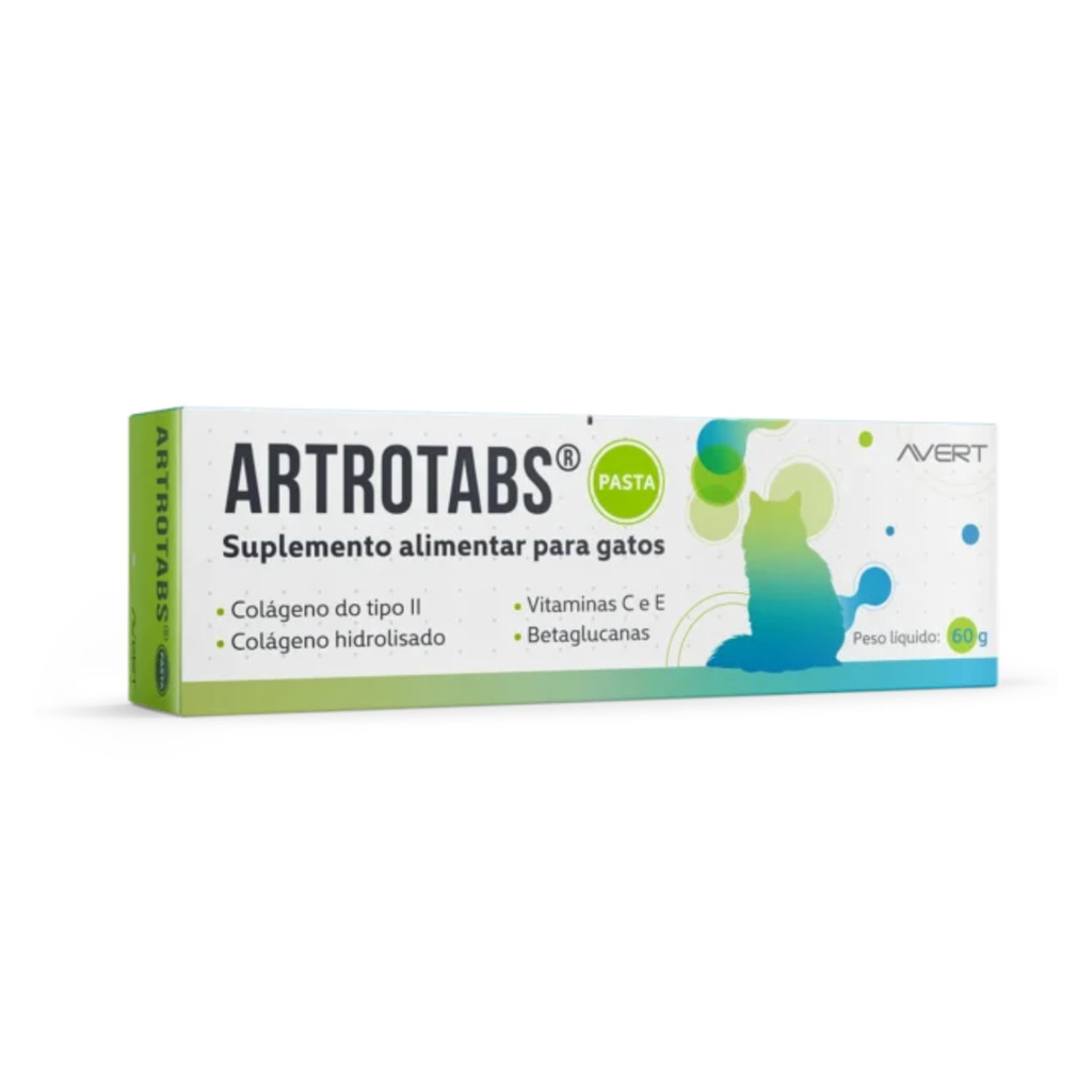 Suplemento Alimentar Artrotabs Pasta 60gr para Gatos em Oferta na Shopee