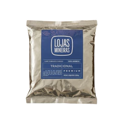Café Torrado e Moído Lojas Mineiras 250g Tradicional 100% Arábica Premium Sabor Forte