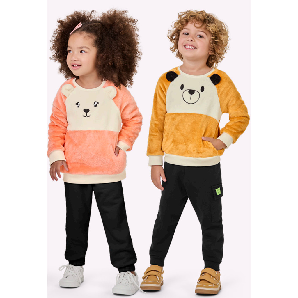 Blusão Infantil Unissex Polar Fleece Boca Grande