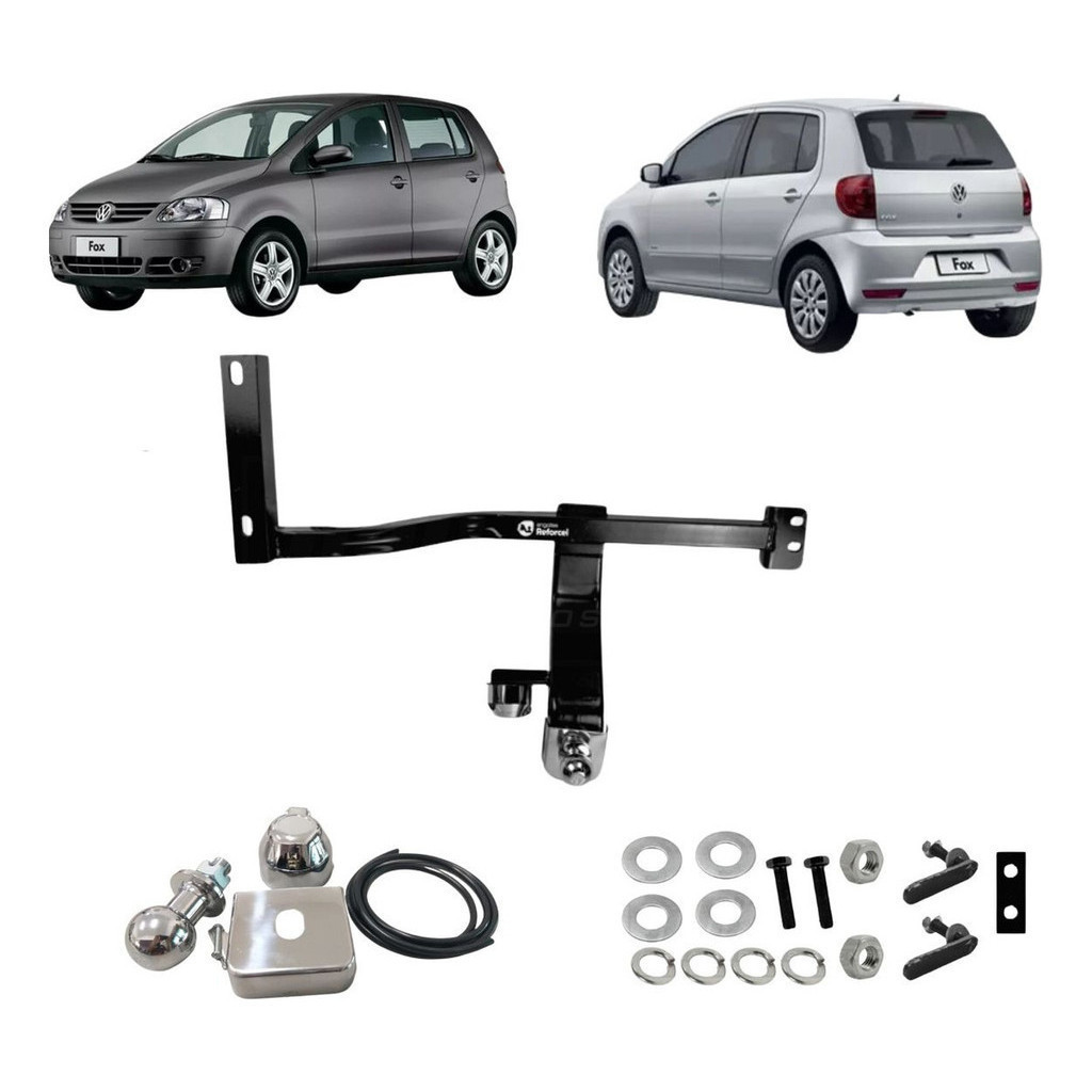 Engate Reboque Rabicho Vw Fox 2010 2011 2012 2013 2014 2015 Bom bOM