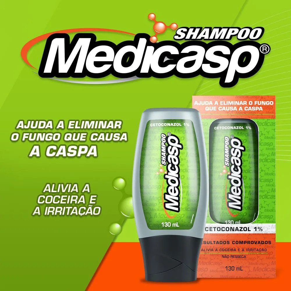 Detalhes do Medicasp Shampoo Anti-caspa 130ml