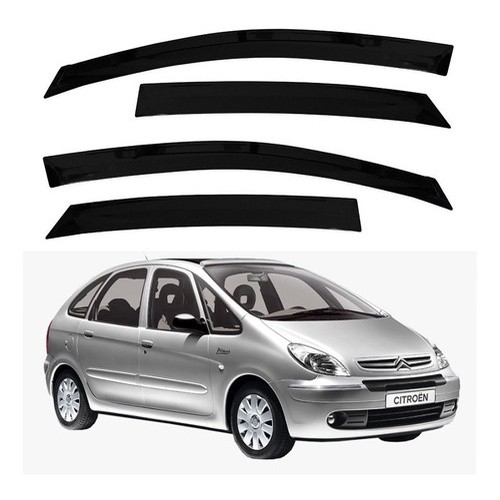 Calha de Chuva Citroen X-Sara Picasso 1999 a 2012 4 Portas Ecoflex