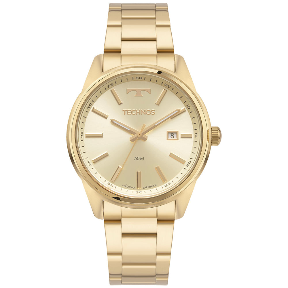 Relógio Technos Masculino Steel Dourado - 2115TYA/1D