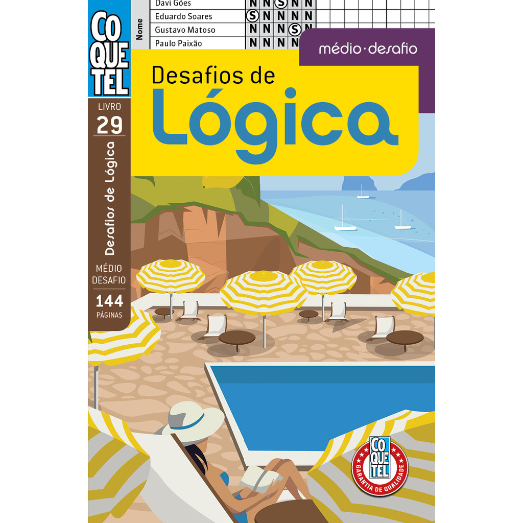 Livro Coquetel Desafios de Lógica 29 - Books & Magazines