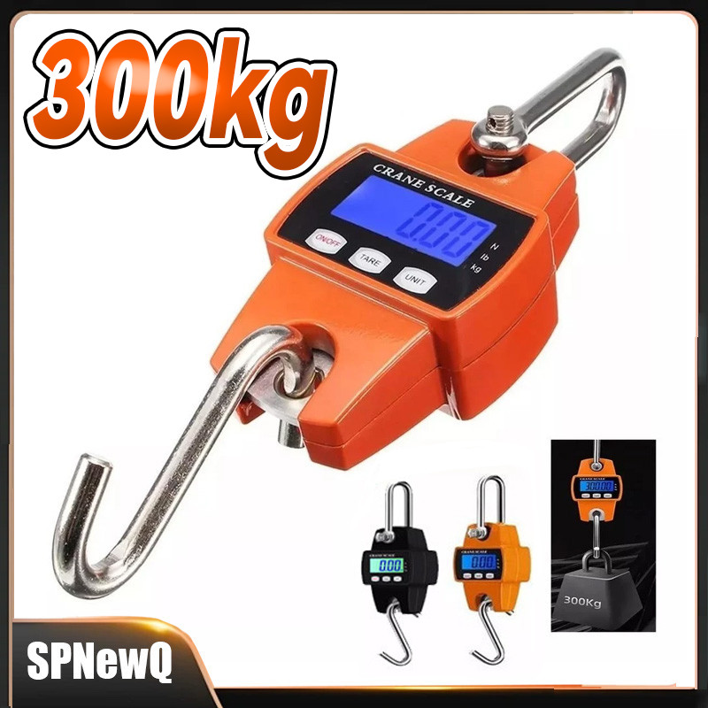 Balança Digital 300 Kg Guindaste Industrial Lcd Portátil Balança De Gancho Digital  Portátil Pesca  Balanças de Cozinha