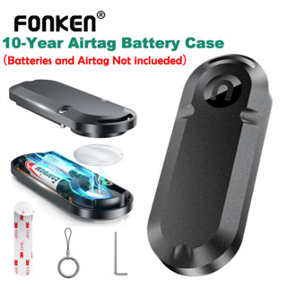 Fonken Caixa De Bateria Estendida Magnética À Prova D'água De 10 Anos Para Uso AirTag Estojo De Carga De Baterias AA em Oferta na Shopee