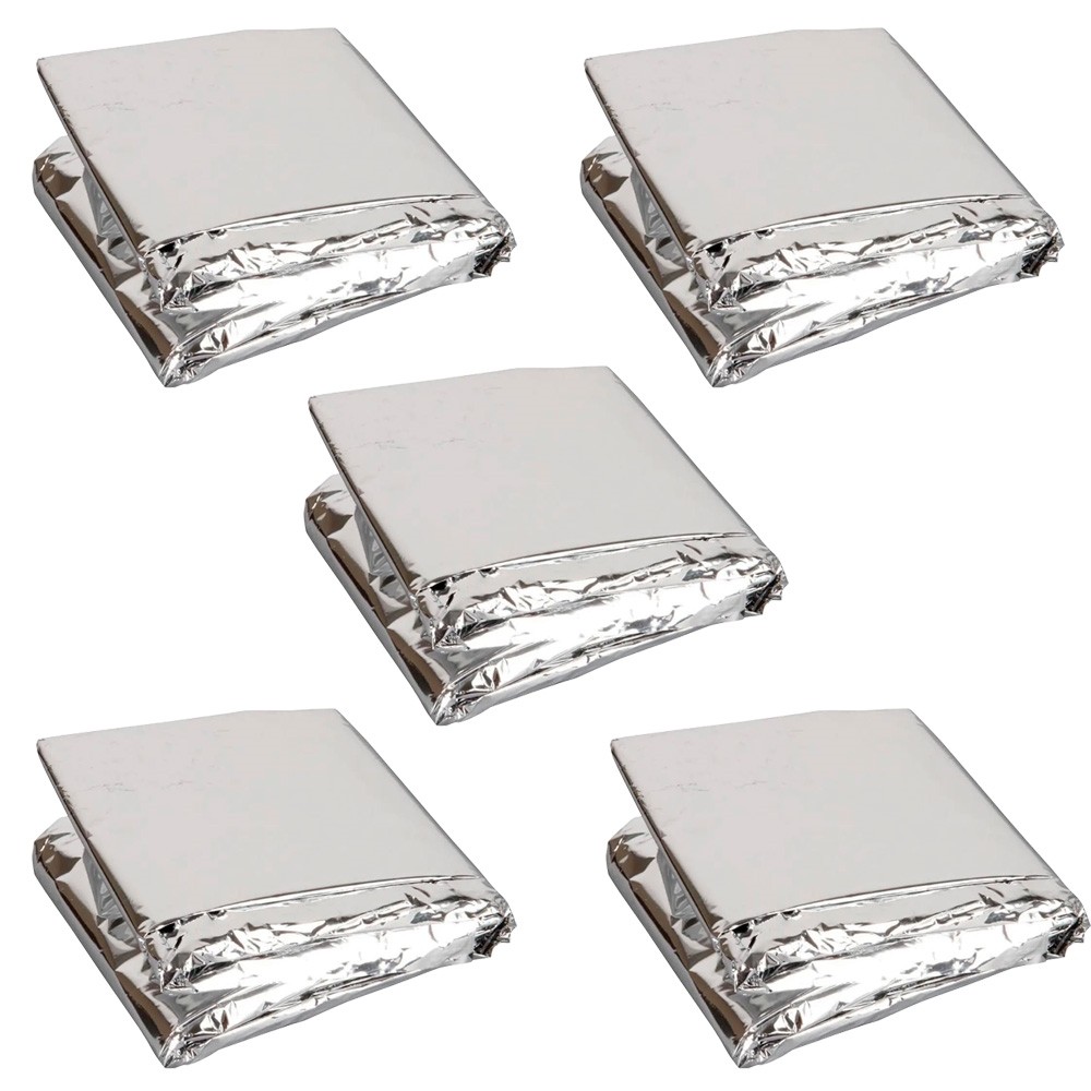 5x Manta Térmica Aluminizada 130x210cm - Deyu em Oferta na Shopee