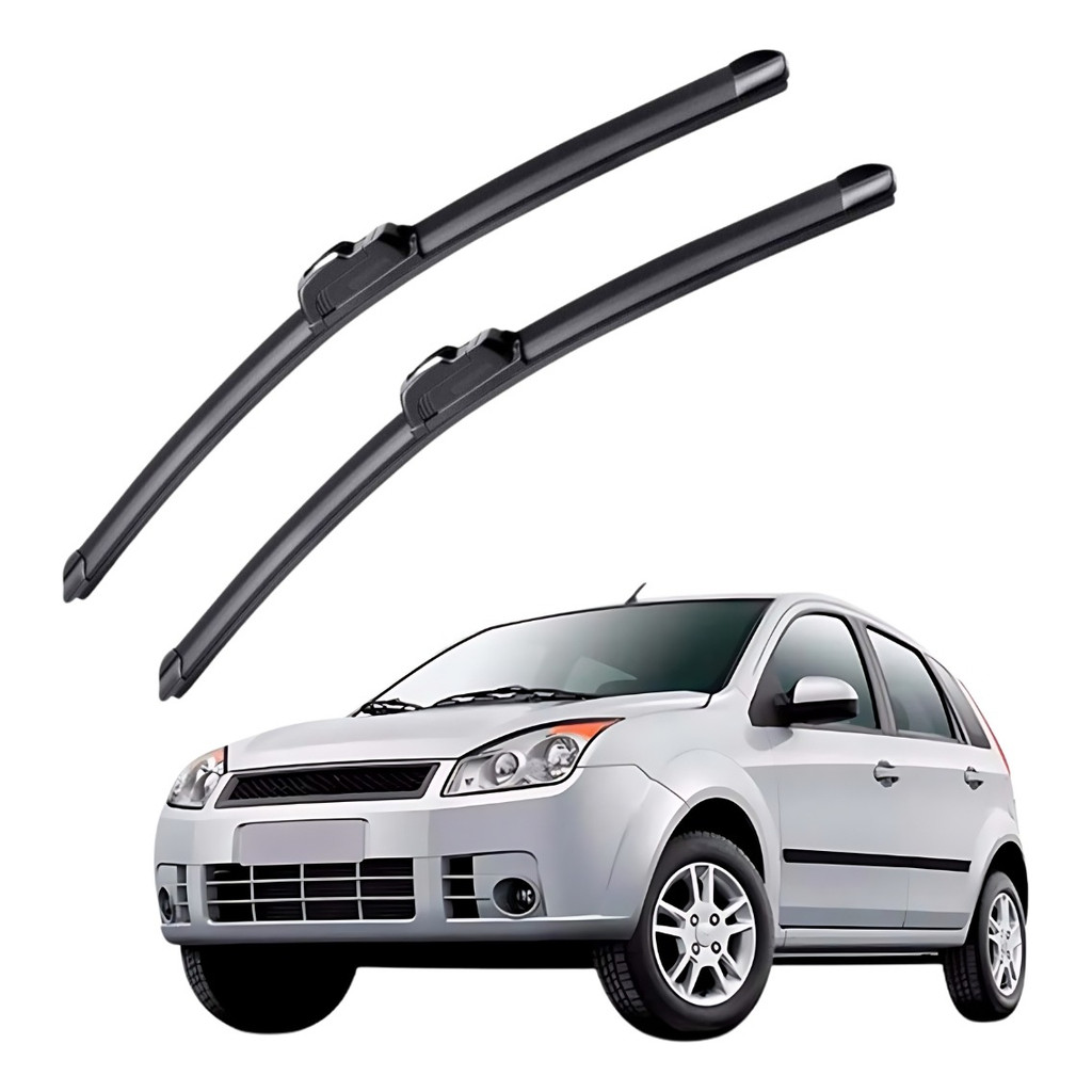 Par Palhetas Limpador De Parabrisa Ford Fiesta 2003 À 2010 Tiger Auto 23/18