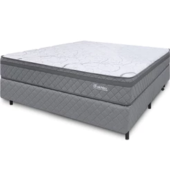 Cama Box Colchão Viúva Espuma D45 Extra Firme Ortopédico Antialérgico 128x188x58cm - BF Colchões