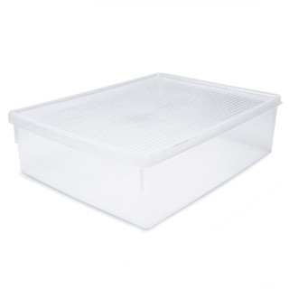 Caixa Organizadora Multiuso Transparente Retangular 19.5L Botas Roupas Delicadas Organização Ordene em Oferta na Shopee