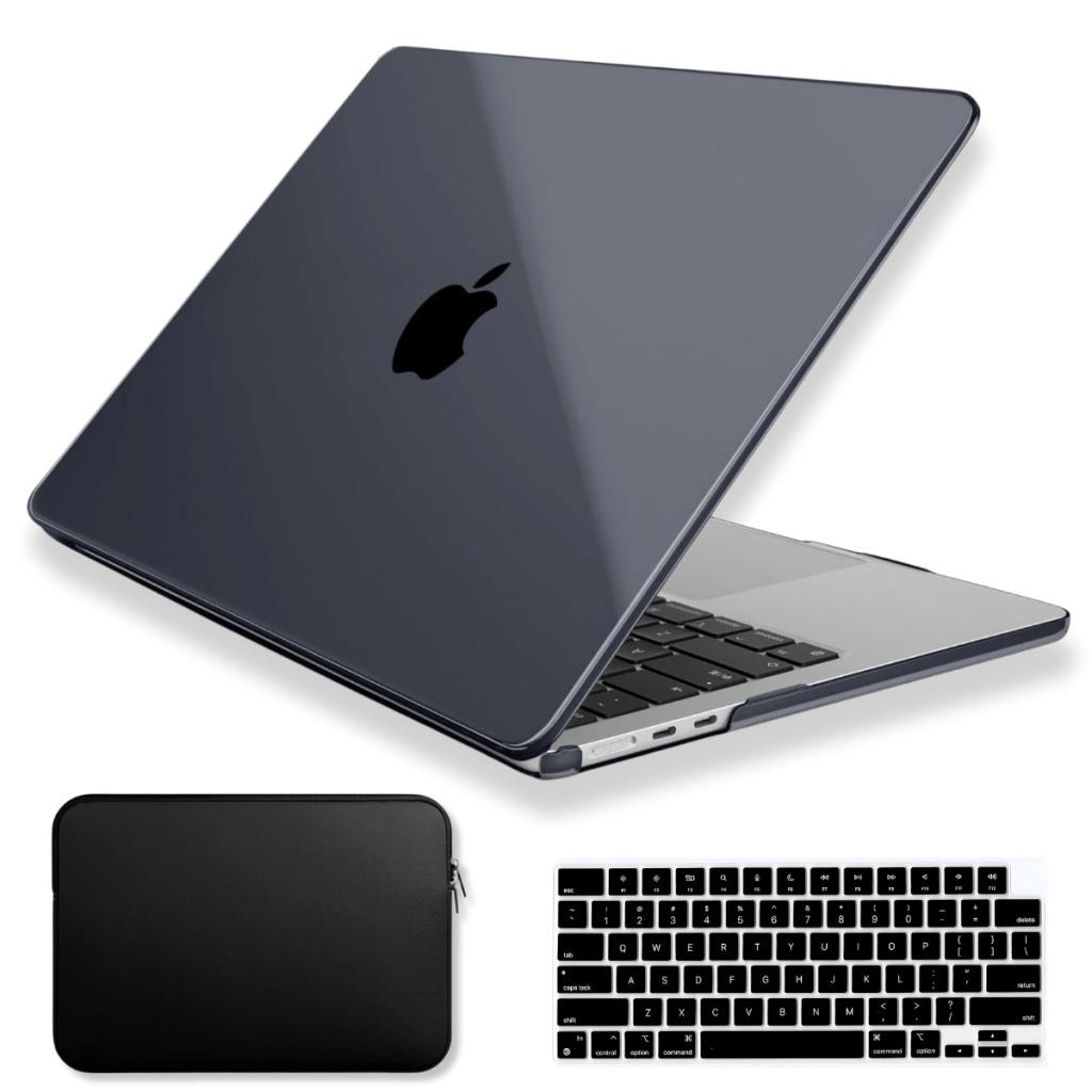 Kit Capa Resistente P/ Macbook Air 15.3 Pol M2 M3 M4  Até 2025 + Bag + Película Teclado - SkinCase