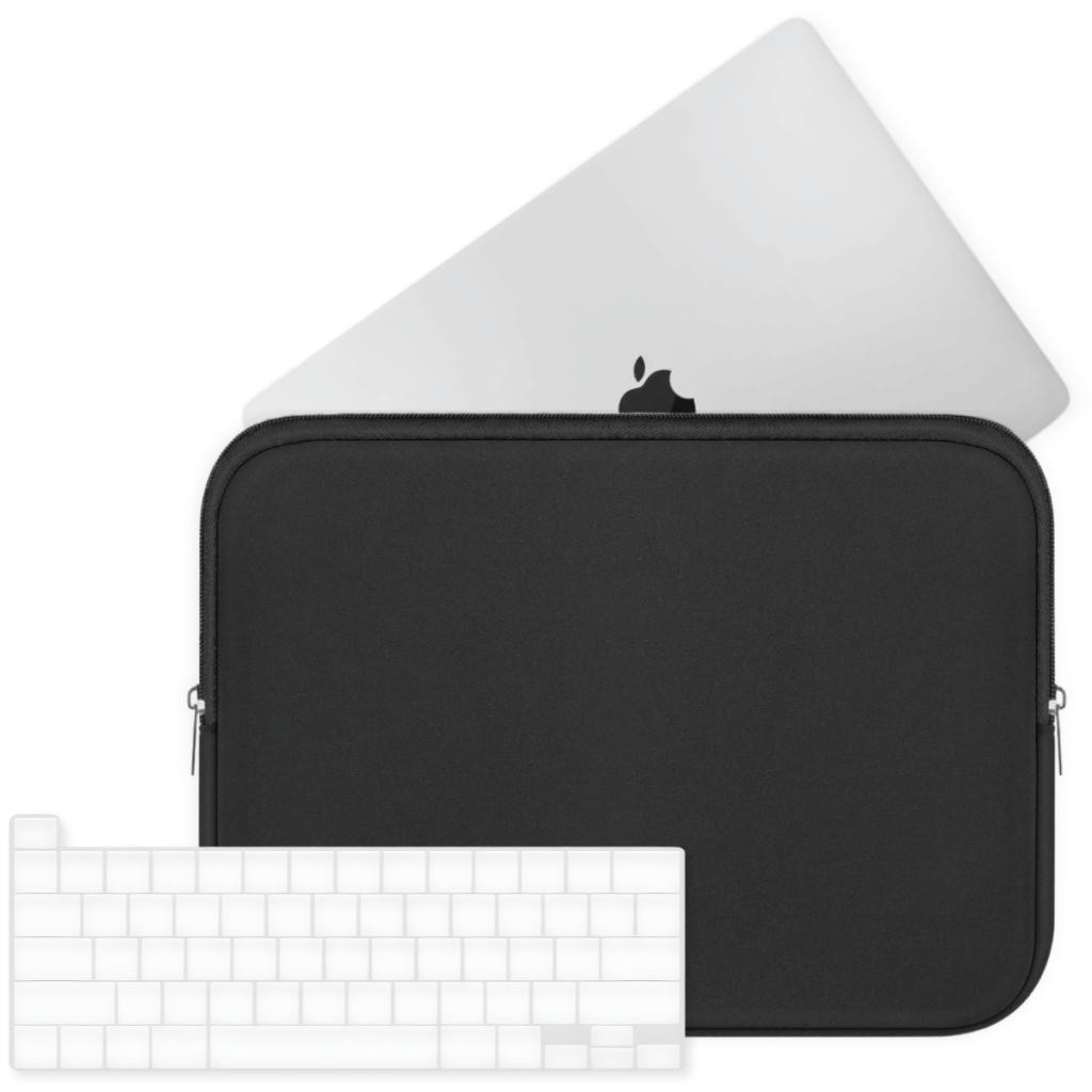 Kit Capa Bag Skin Case P/ MacBook Pro 13 Pol. M1 M2 A2338 + Proteção Teclado Clean