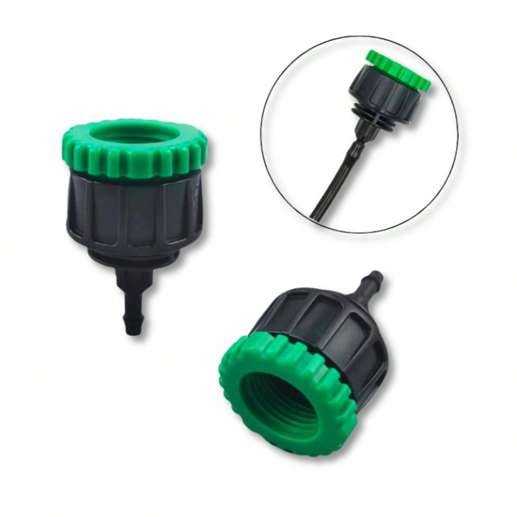 Conector Adaptador 1 Saída para Microtubo 4mm - Sistema de Irrigação em Oferta na Shopee
