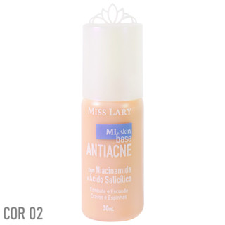 BASE LÍQUIDA ANTIACNE - MISS LARY VB-301 em Oferta na Shopee