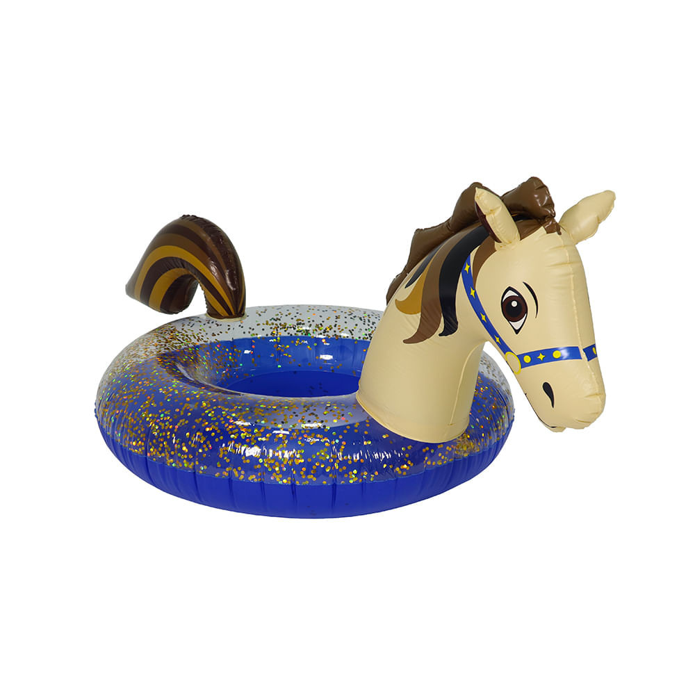 Boia Inflável Circular Cavalo Bel em Oferta na Shopee