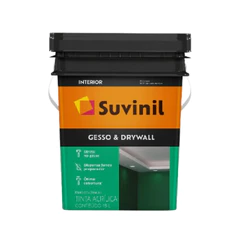 Tinta Acrílica Gesso e Drywall 18L Suvinil