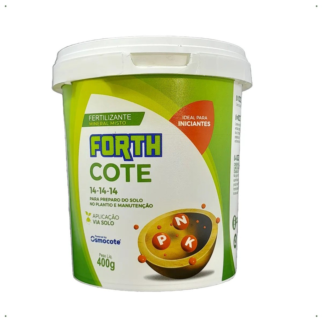 Fertilizante Forth Cote Classic 3M 400g 14-14-14 - Forth - Home & Living