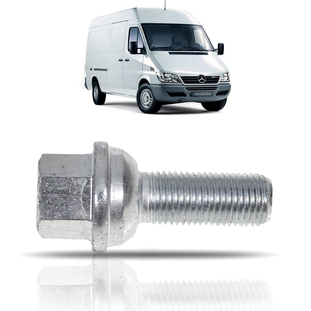 PARAFUSO DA RODA DE FERRO DIANTEIRA / TRASEIRA MERCEDES BENZ SPRINTER 2002 A 2011