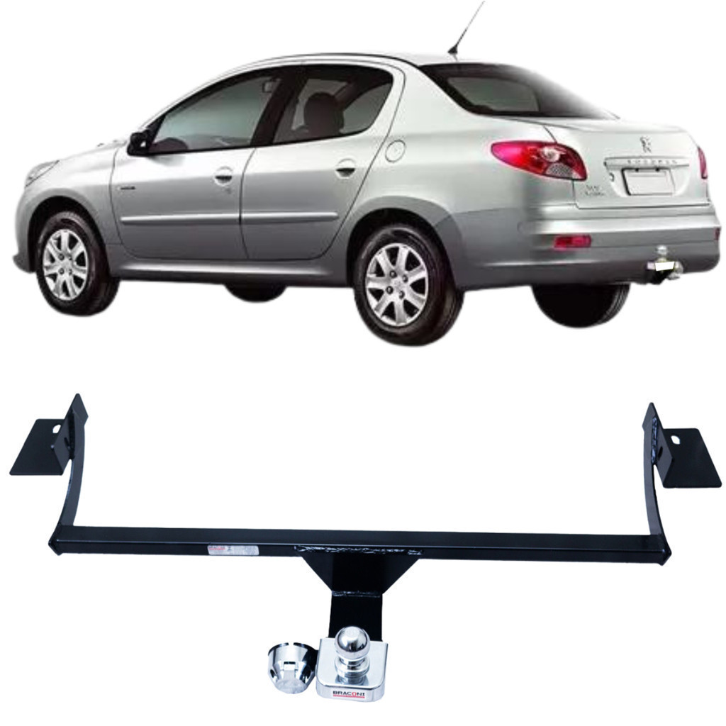 Engate Reboque Rabicho Peugeot 207 Sedan 2009 a 2015 700Kg tOP