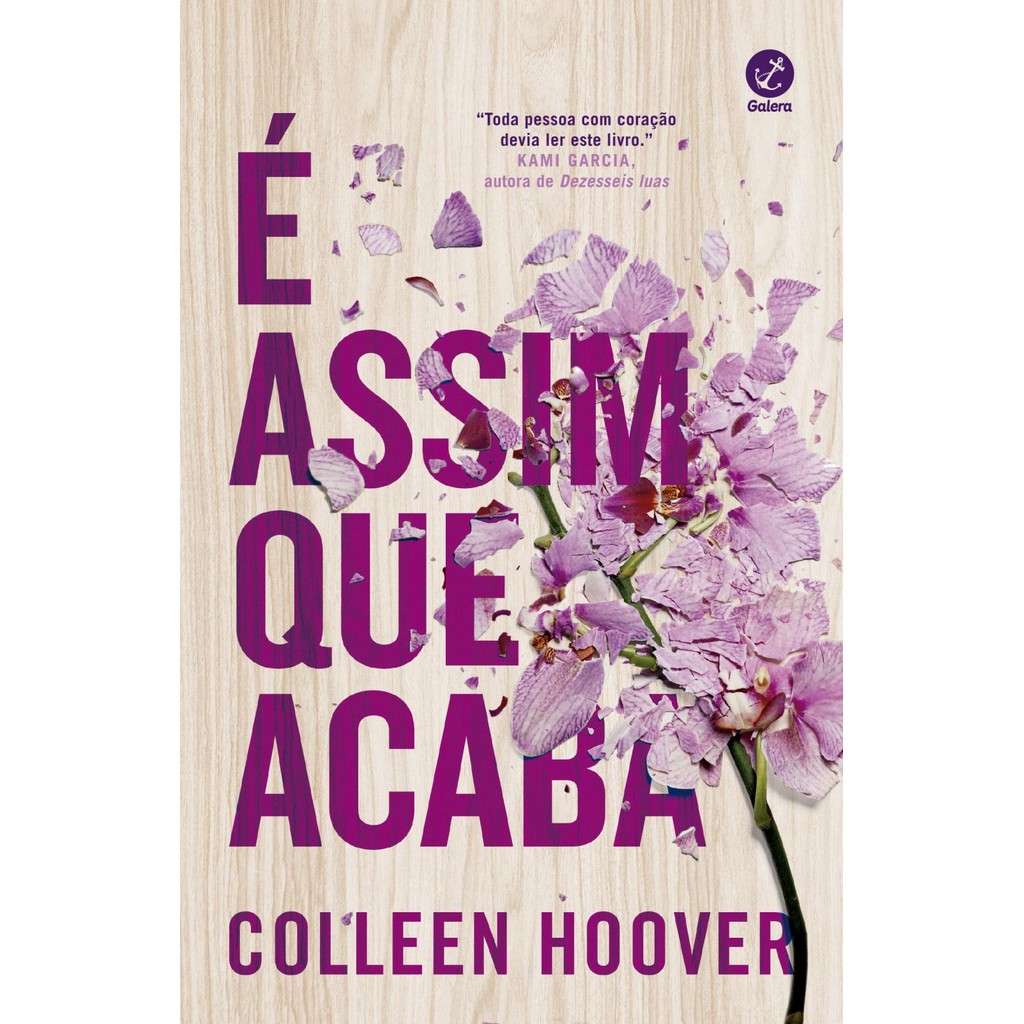 Capa do livro É assim que acaba
