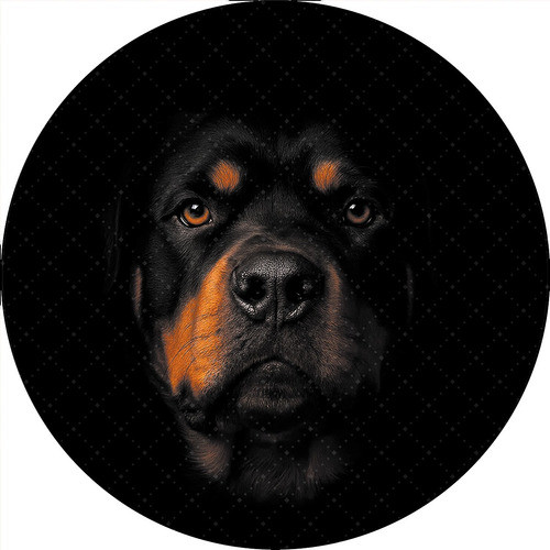 Capa Estepe Personalizada Pneu Ecosport Rottweiler