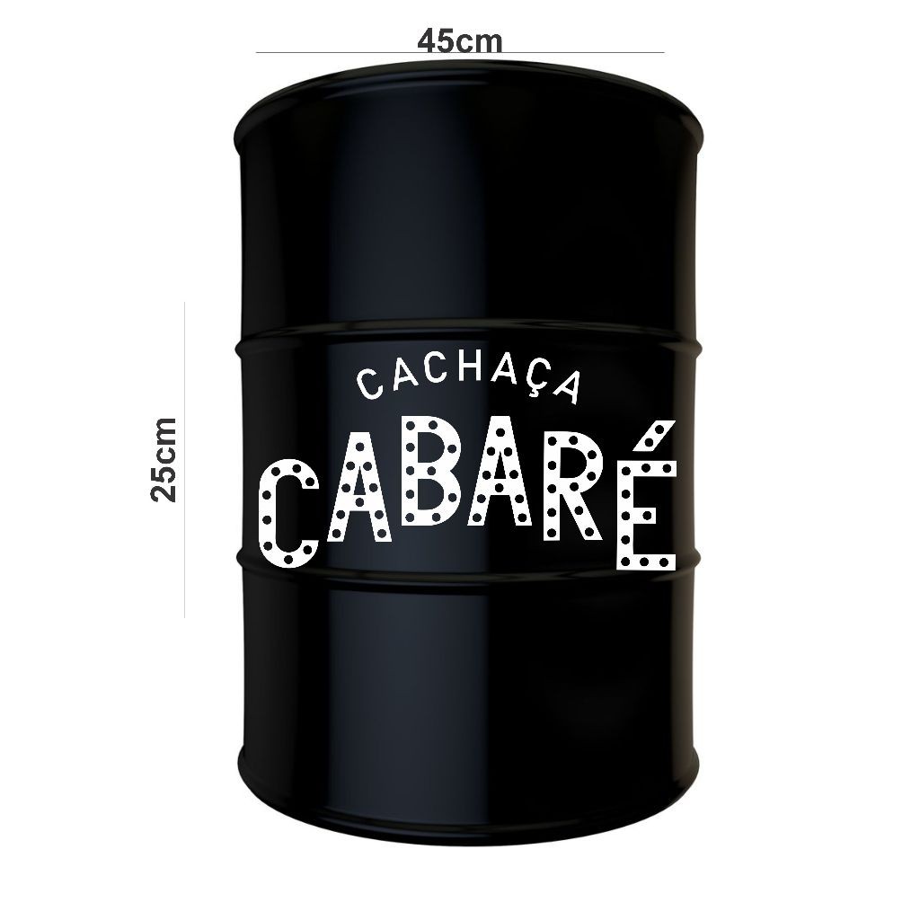 Adesivo Cabaré para tambor barril 200 litros