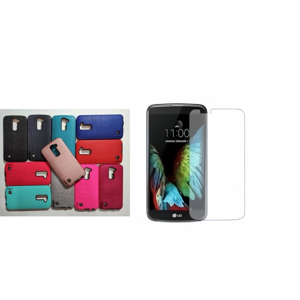 Capa anti impacto Para LG K10 / K10 2016 + Pelicula De Vidro