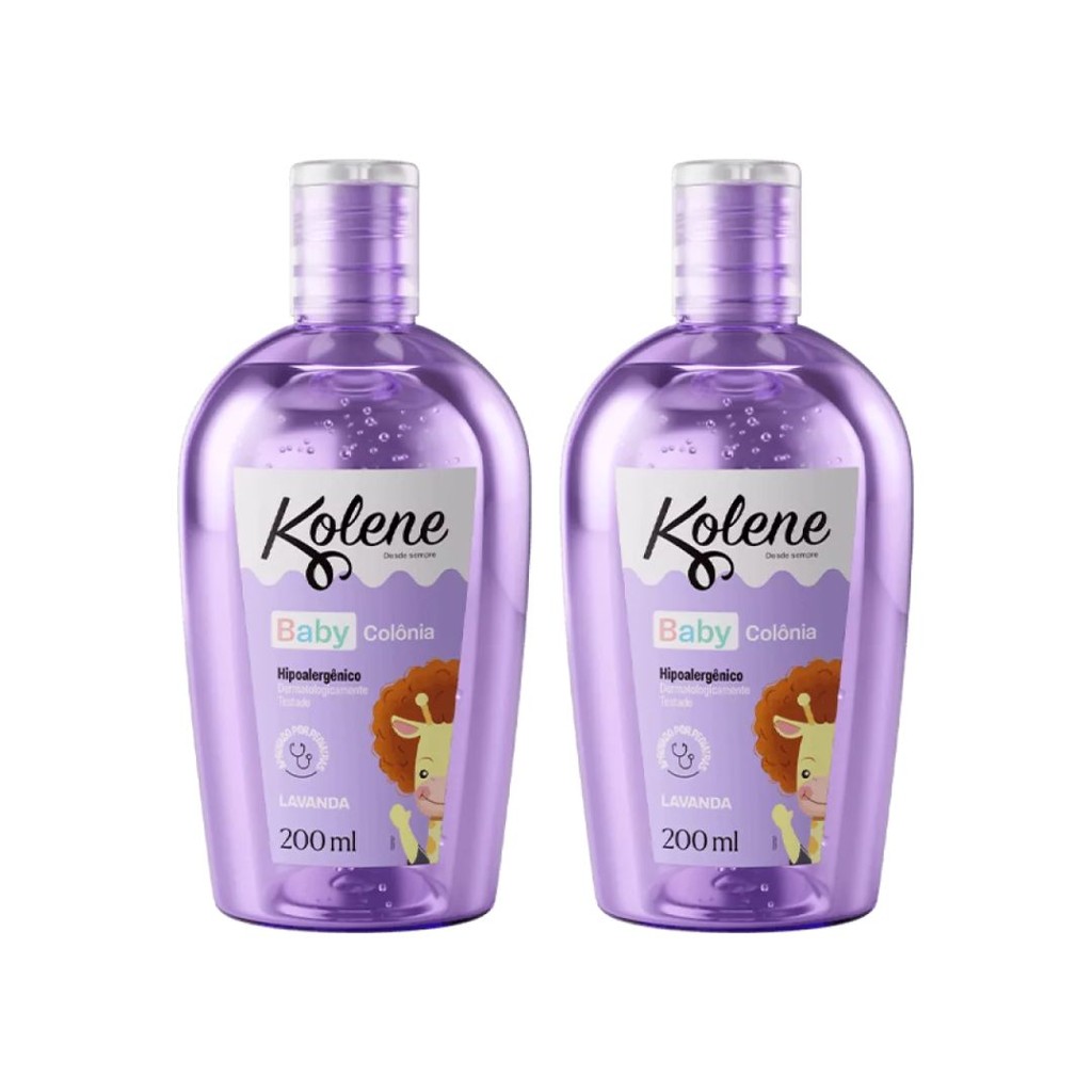 Kit Águinha de Colônia Kolene Lavanda – 200ml (Escolha o Seu)