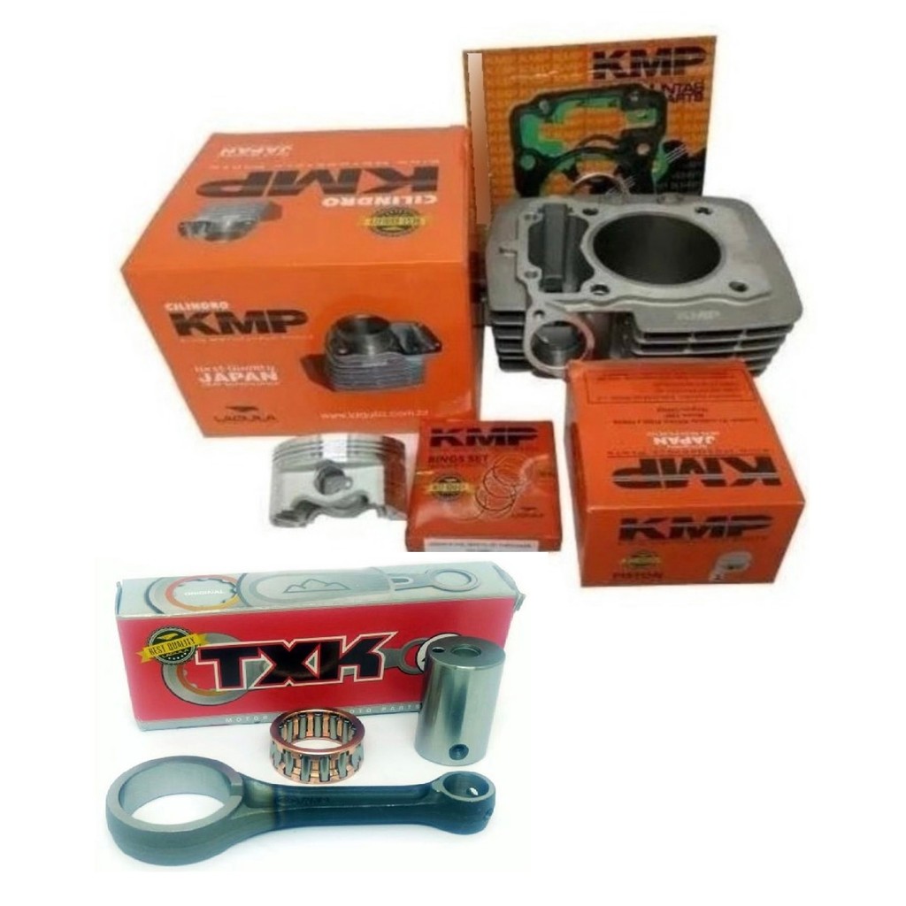 Kit cilindro CG 150 Kmp com Biela Txk em Oferta na Shopee