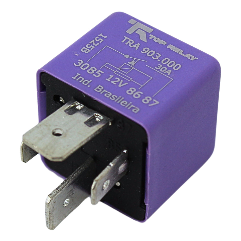 Relé Auxiliar Ignição Astra Vectra 1995/1996 12V 30A Sem Suporte Com Resistor