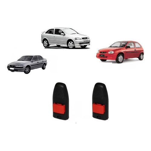 Par Botões Pino Trava Corsa Vectra Astra Zafira