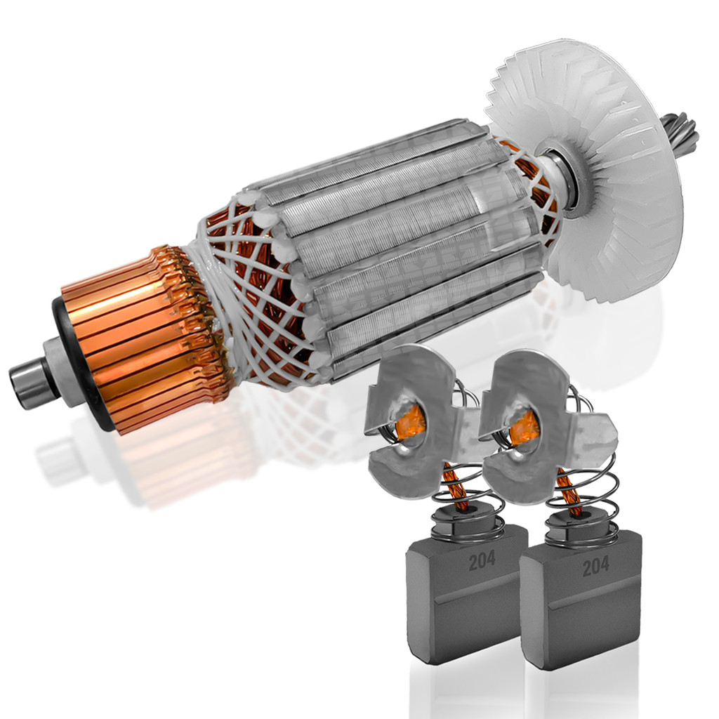 Mlc-140 220v Induzido Rotor Com Escova Carvão Para Policorte