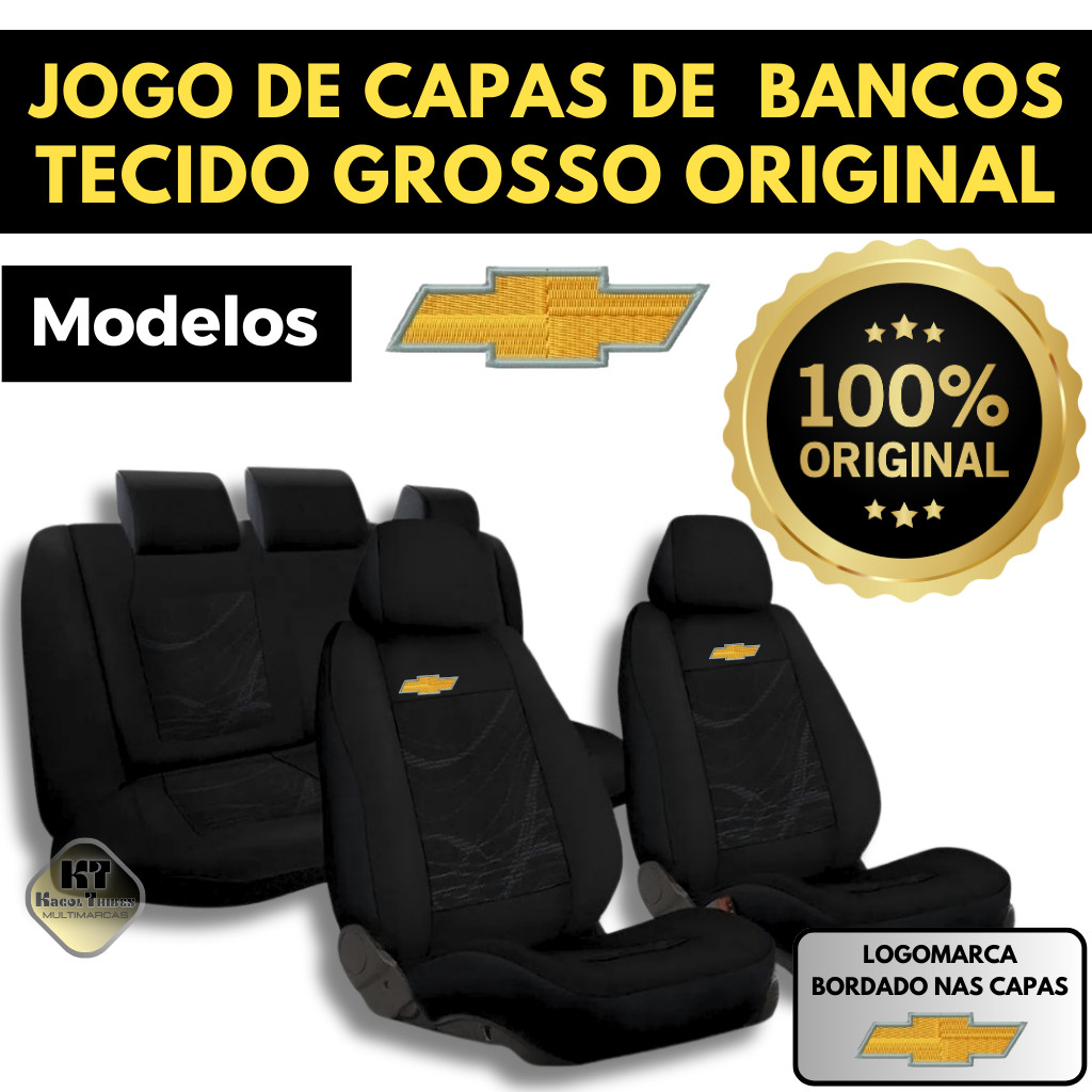 Capa Banco Automotivo Carro Tecido Grosso Chevrolet Celta Corsa Montana Corsa Pick Up Onix Modelo Universal