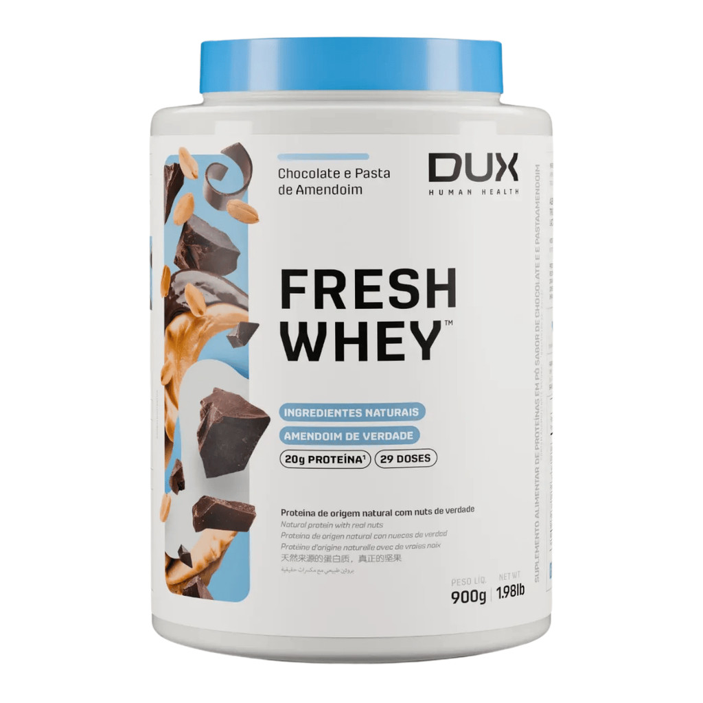 Whey Protein Fresh Whey Pote 900g Dux Human Health - Health
