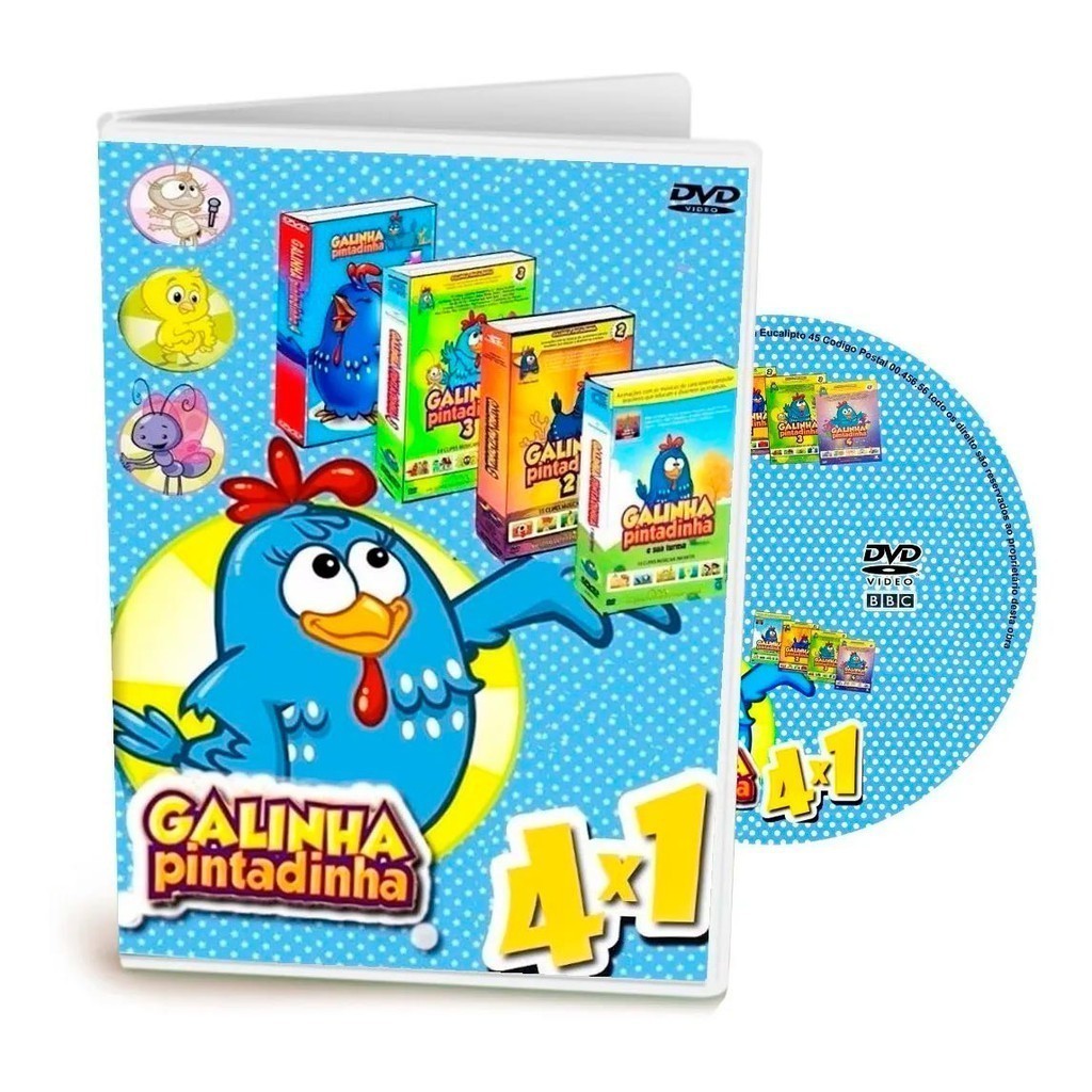 Dvd 4 Galinha Pintadinha: Onde Comprar | BuscaProdutos