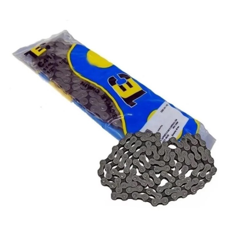 Corrente Grossa Bike Bicicleta Sem Marcha 1v 114 elo 1/2x1/8 em Oferta na Shopee