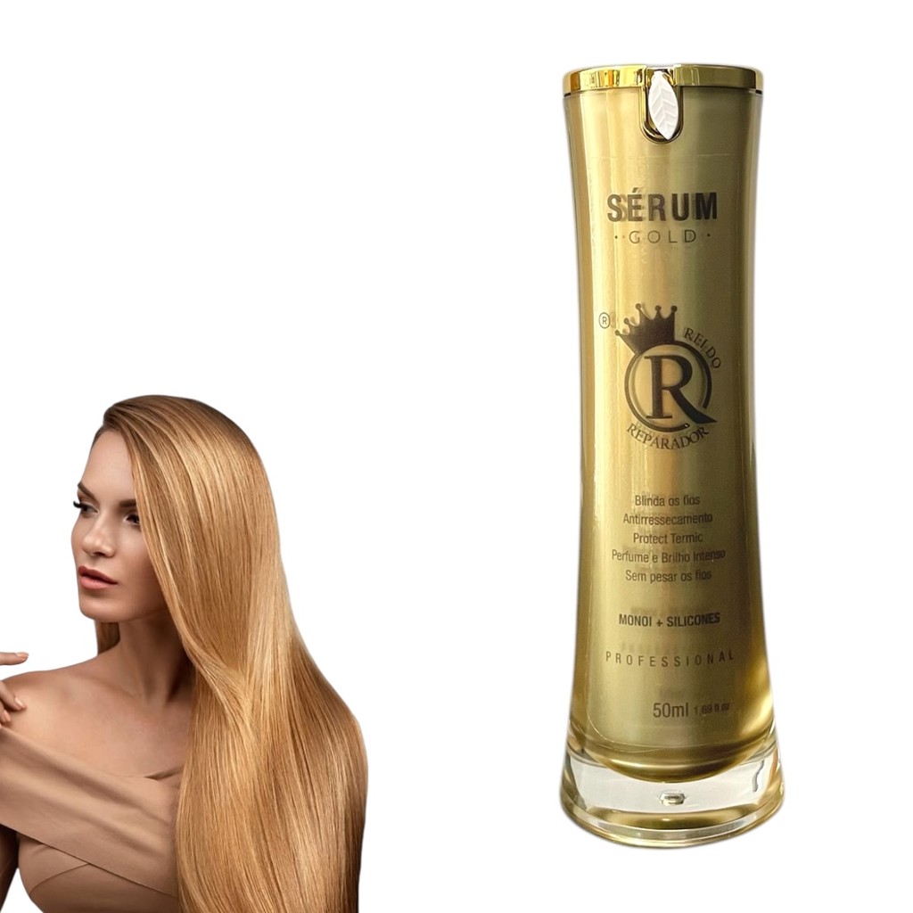 Sérum Capilar Reparador Brilho Rei Do Reparador 50ml em Oferta na Shopee
